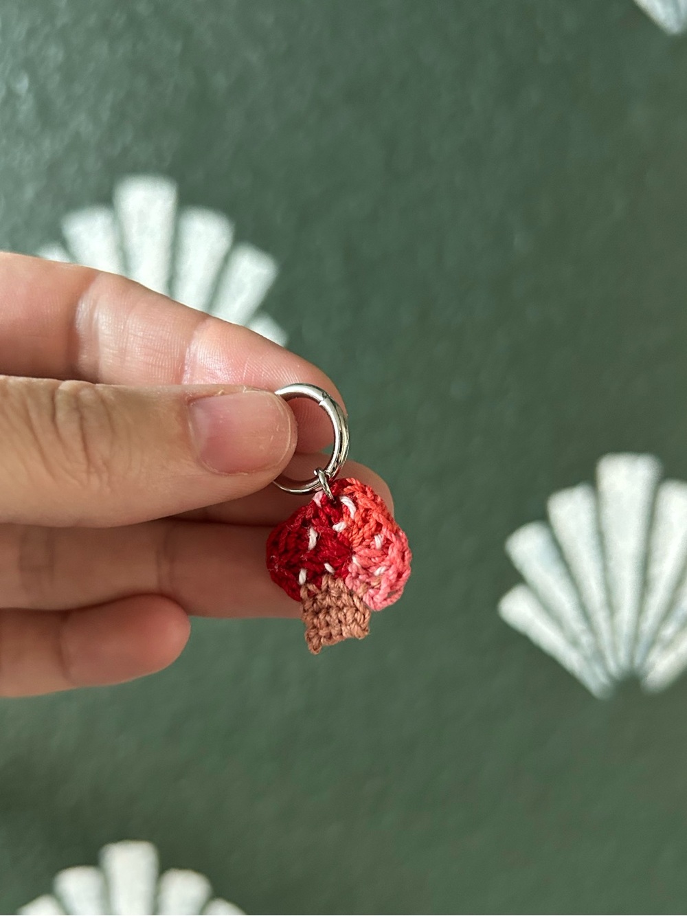 Mushroom‎ bag charm